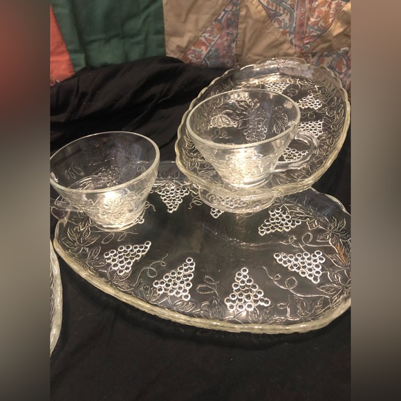 Serva-Snack Anchor Hocking Glass 4pc set - Picture 4 of 12